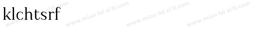 kulachat serif字体转换